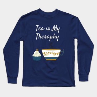 Tea is My Therapy Long Sleeve T-Shirt